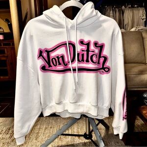 Von Dutch Logo Airbrush Hoodie (M)